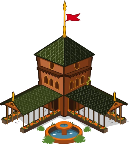 Rathaus und Dorfbewohner von Social Empires, Strategiespiel im Browser
